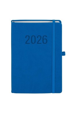 Kalendarz 2026 A5 Memofix DNS niebieski