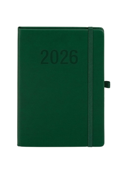 Kalendarz 2026 A5 Memofix TDW zielony