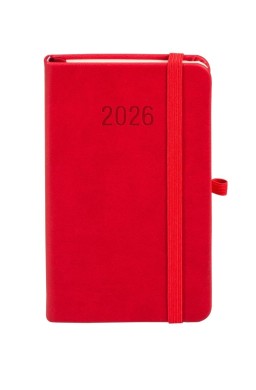 Kalendarz 2026 A6 Memofix TDW czerwony