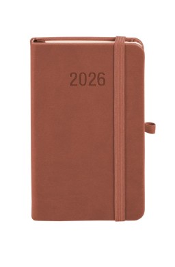 Kalendarz 2026 A6 Memofix TDW mocha mousse