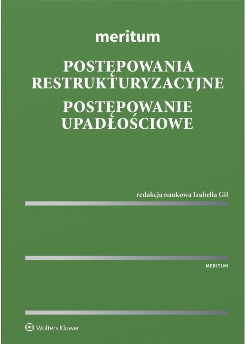 Meritum. Postępowania restrukturyzacyjne