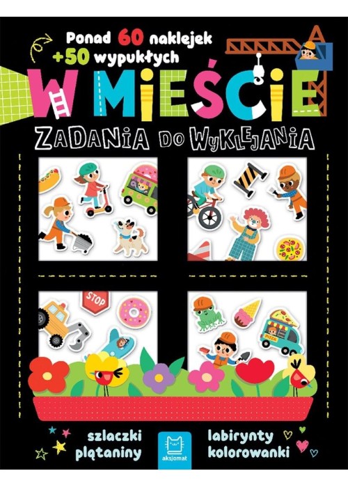 W mieście. Zadania do wyklejania