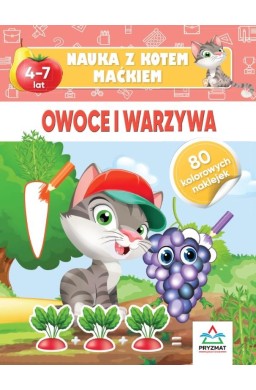 Nauka z kotem Maćkiem. Owoce i warzywa