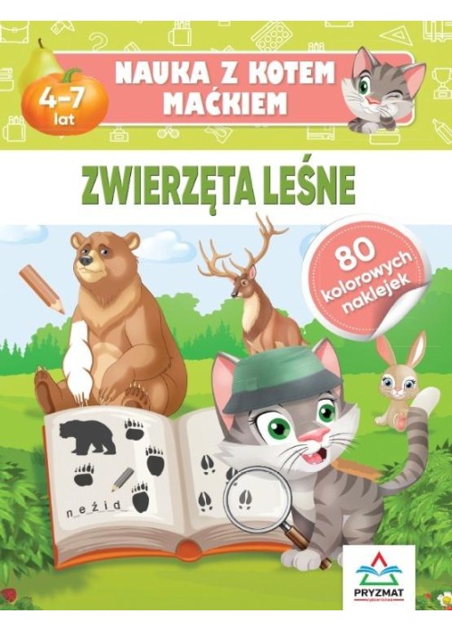 Nauka z kotem Maćkiem. Zwierzęta leśne