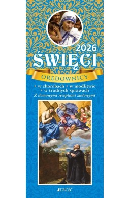 Kalendarz 2026 zdzierak Święci orędownicy