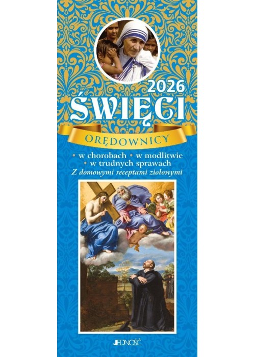 Kalendarz 2026 zdzierak Święci orędownicy