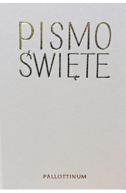 Biblia Pielgrzyma oprawa ekologiczna biała