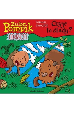 Żubr Pompik. Odkrycia T.15. Czyje to ślady?