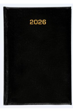 Kalendarz 2026 dzienny A5 Baladek czarny