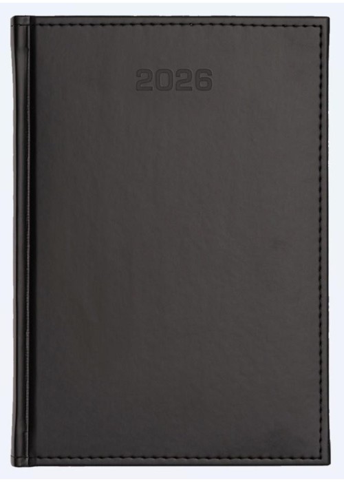 Kalendarz 2026 tygodniowy A4 Vivella czarny