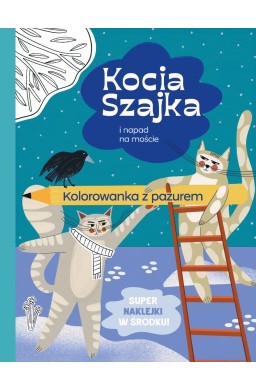 Kocia Szajka i napad na moście. Kolorowanka