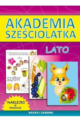 Akademia przedszkolaka. Lato + naklejki