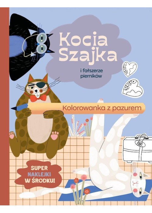 Kocia Szajka i fałszerze pierników. Kolorowanka