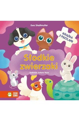 Słodkie zwierzaki. Książka z puzzlami
