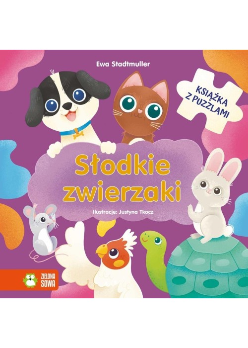 Słodkie zwierzaki. Książka z puzzlami
