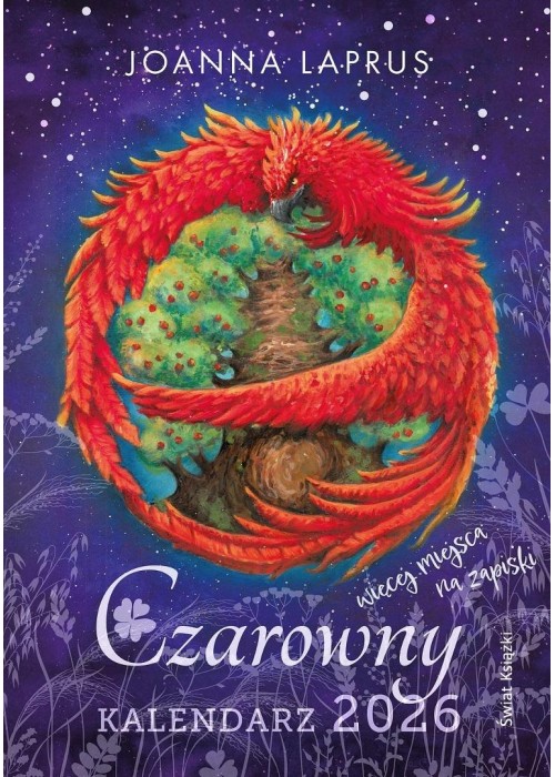 Czarowny kalendarz 2026 (więcej miejsca na zapiski