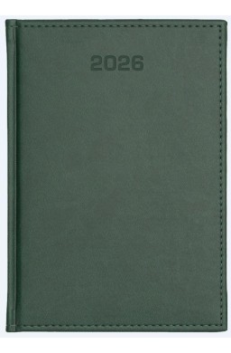 Kalendarz 2026 dzienny A4 Vivella zielony