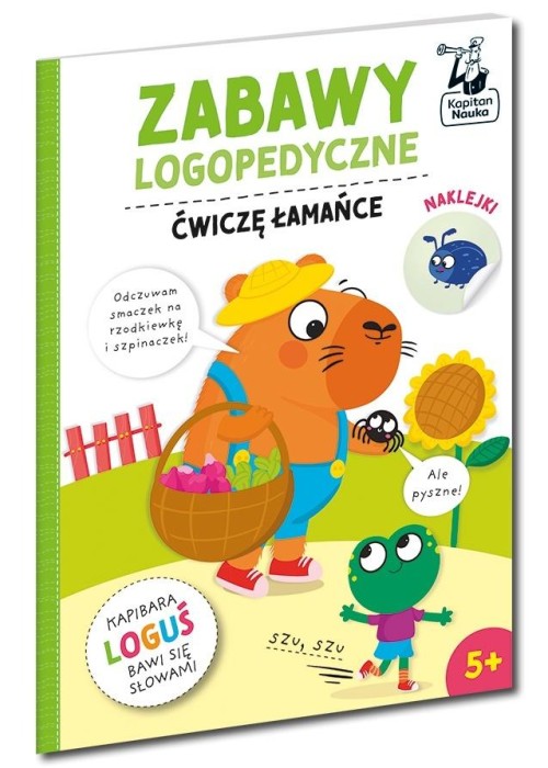 Kapitan Nauka. Zabawy logopedyczne. Ćwiczę łamańce