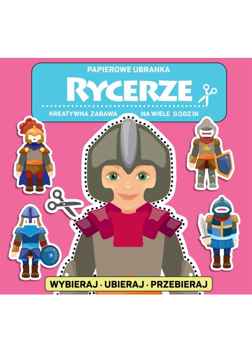 Papierowe ubranka. Rycerze