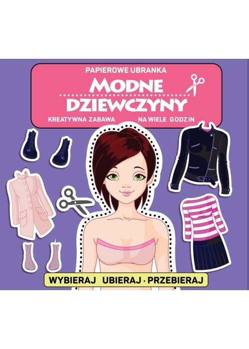 Papierowe ubranka. Modne dziewczyny