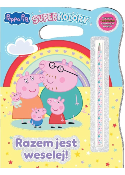Świnka Peppa. Superkolory. Razem jest weselej!