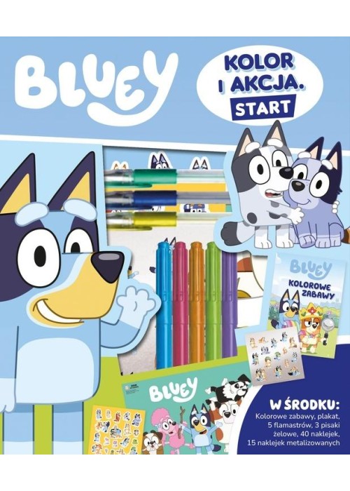 Bluey. Kolor i Akcja. Start