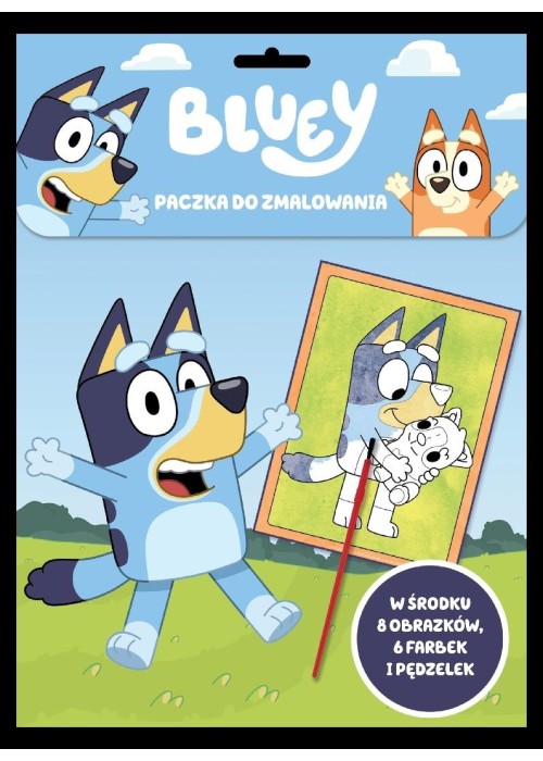 Bluey. Paczka do zmalowania
