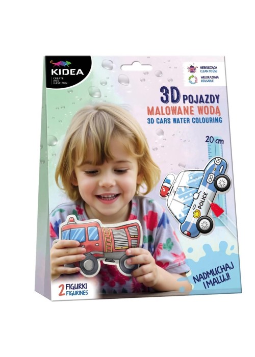 Magiczne pojazdy do malowania wodą KIDEA