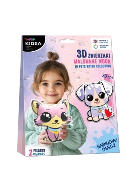 Magiczne zwierzaki do malowania wodą KIDEA