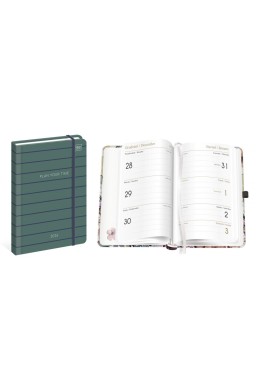 Kalendarz 2026 książkowy B6/192K Mat+UV Navy