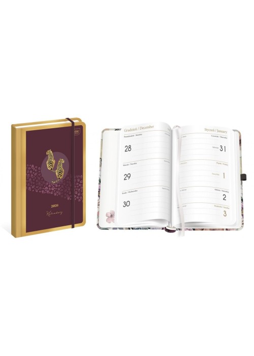 Kalendarz 2026 książkowy B6/192K Metallic Satin Kalendarz 2026 książkowy B6/192K Metallic Satin