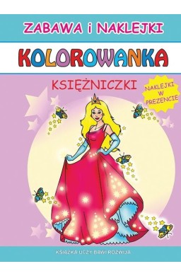 Kolorowanka. Księżniczki z naklejkami