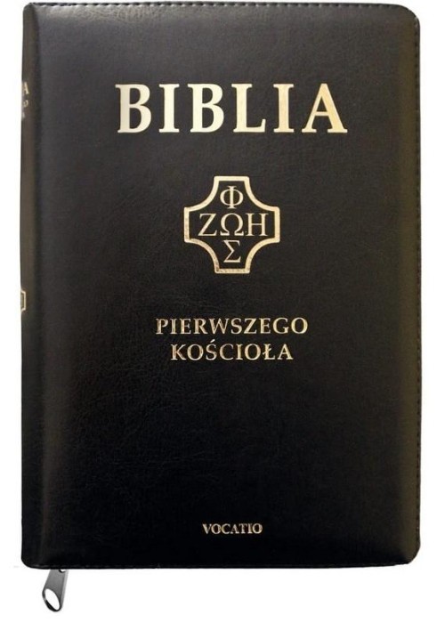 Biblia pierwszego Kościoła z paginat. suwak czarna Biblia pierwszego Kościoła z paginat. suwak czarna