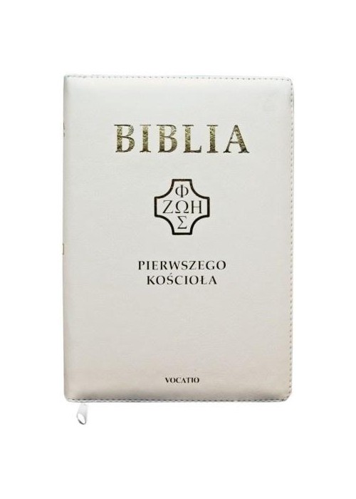 Biblia pierwszego Kościoła z paginat. suwak biała