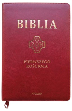 Biblia pierwszego Kościoła z paginat. suwak burgun