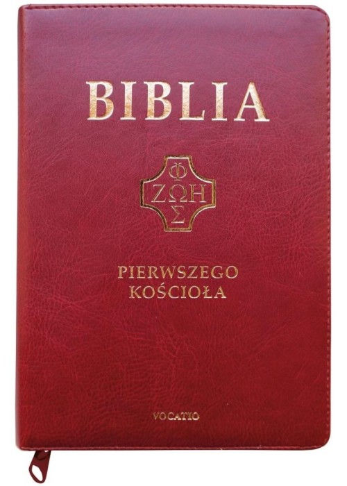 Biblia pierwszego Kościoła z paginat. suwak burgun