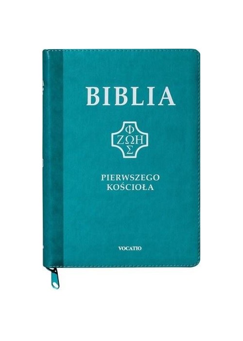 Biblia pierwszego Kościoła z paginat. suwak turkus