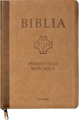 Biblia pierwszego Kościoła z paginat. suwak brąz