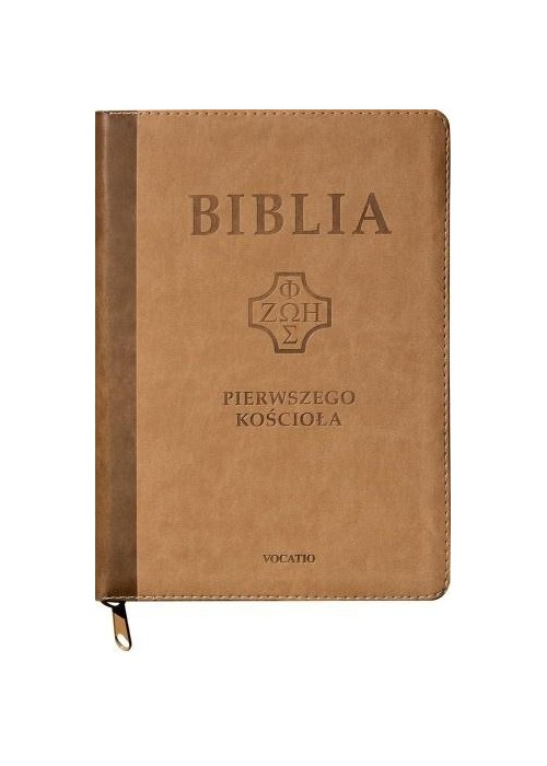 Biblia pierwszego Kościoła z paginat. suwak brąz