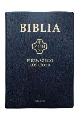 Biblia pierwszego Kościoła granatowa