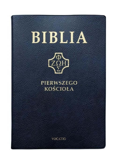 Biblia pierwszego Kościoła granatowa