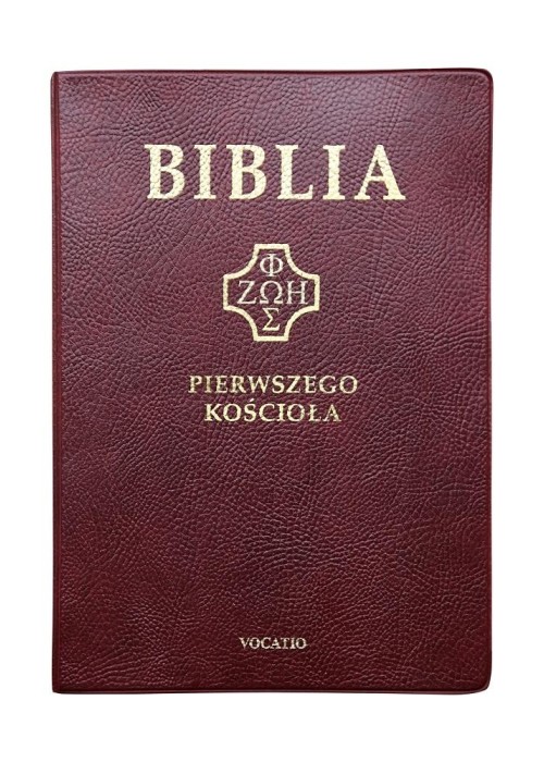 Biblia pierwszego Kościoła bordowa