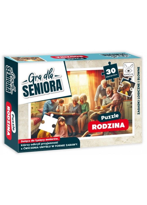 Gra dla Seniora. Puzzle Rodzina Gra dla Seniora. Puzzle Rodzina