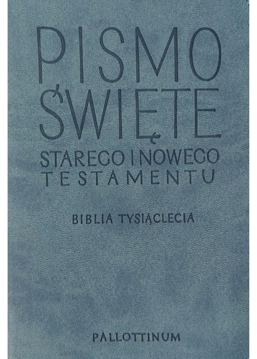Biblia Tysiąclecia - oazowa, ekoskóra