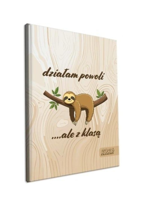 Kalendarz 2026 A4 tygodniowy Leniwiec