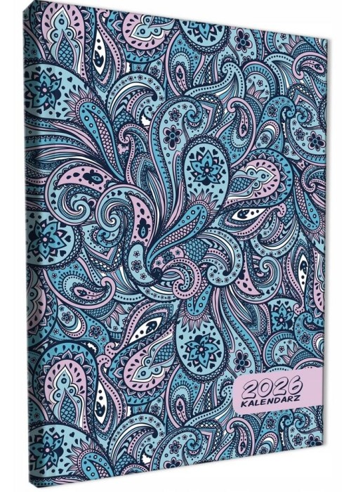 Kalendarz 2026 A5 dzienny sb/nd osobno Paisley