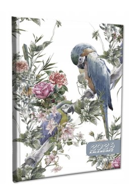 Kalendarz 2026 A5 tygodniowy notatka Papugi Boho