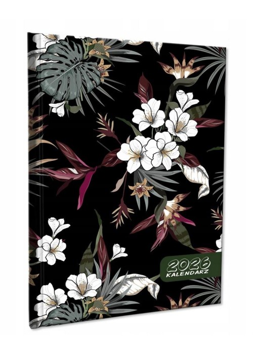 Kalendarz 2026 A5 tygodniowy notatka Kwiaty