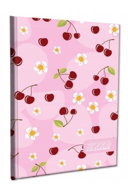 Kalendarz 2026 A5 tygodniowy notatka Wisienki