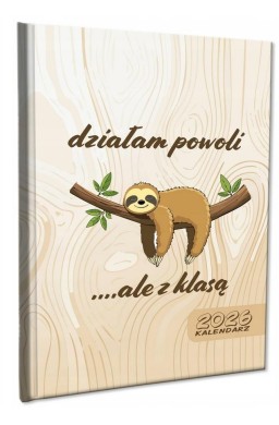 Kalendarz 2026 A5 tygodniowy notatka Leniwiec 1